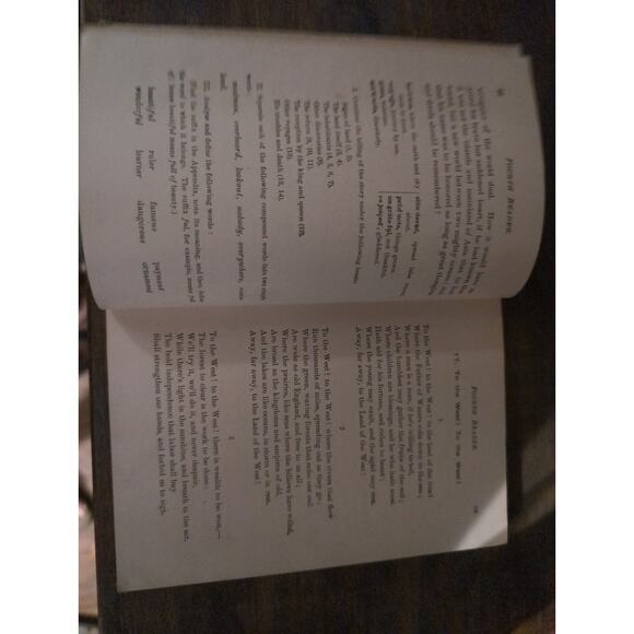 Holmes' Fourth Reader: New Edition by George P. Holmes, 1904 Hardcover, Learning - Picture 5 of 5